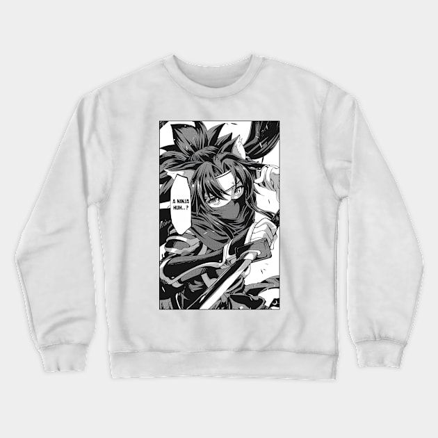 Ninja Chiyome Crewneck Sweatshirt by seanartzy